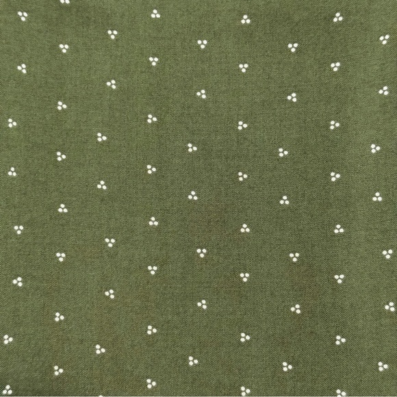 Croft & Barrow Plus Green Dot Print Blouse 2X NWT Fall Ready - Picture 4 of 10